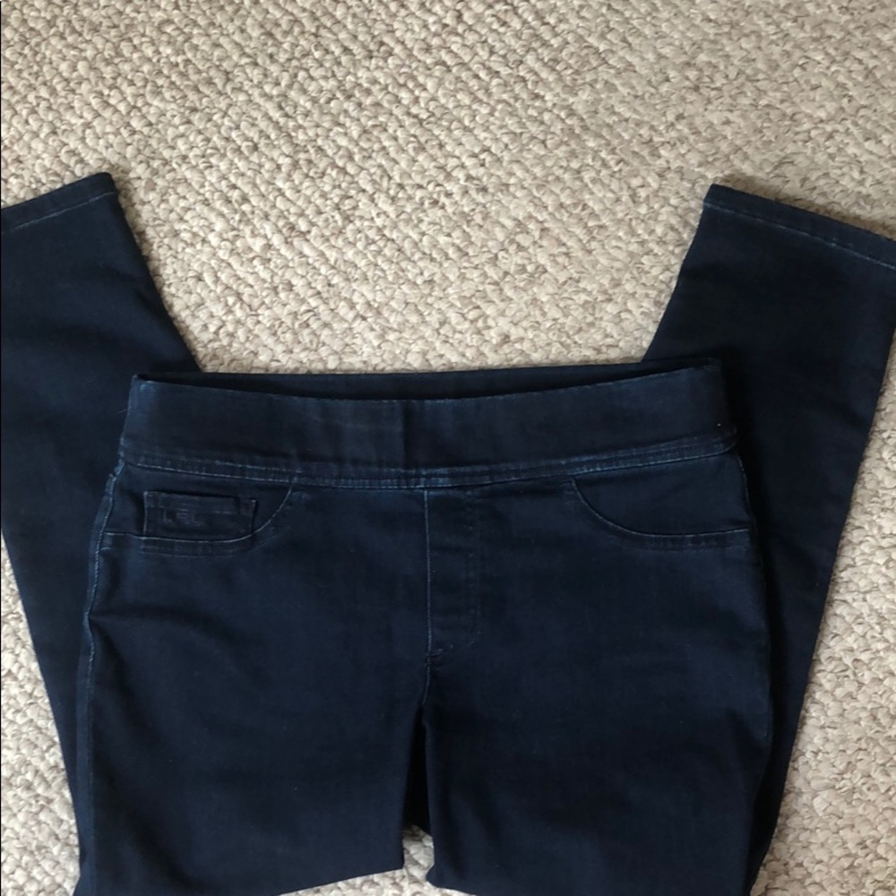 LRL LAUREN JEANS PULL ON SKINNY JEANS SIZE 8 SHORT